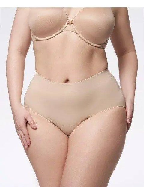Трусики-бразиліана з високою посадкою, безшовні Julimex 271 BASIC Maxi 271BASIC фото