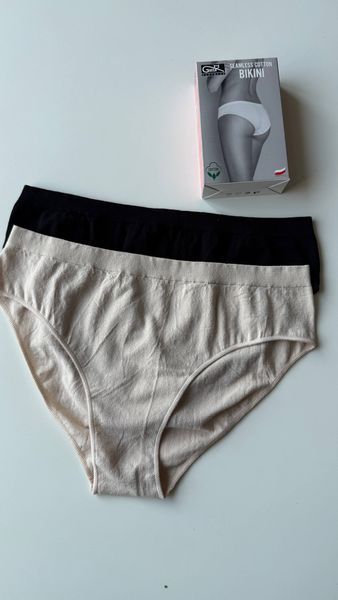 Трусики жіночі бавовняні бікіні GATTA Seamless cotton bikini 0041640 фото